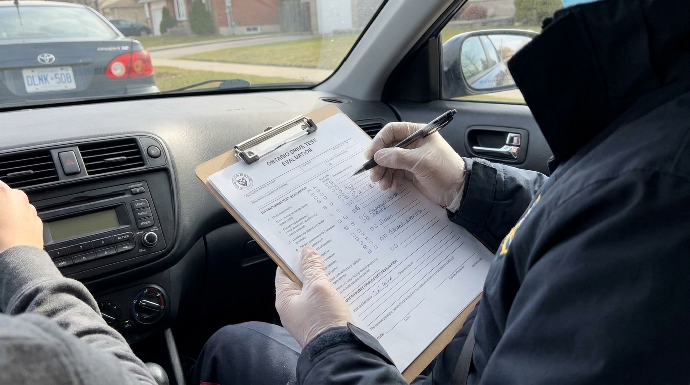 G2 Road Test Score Sheet Explained — What Every Mark Means