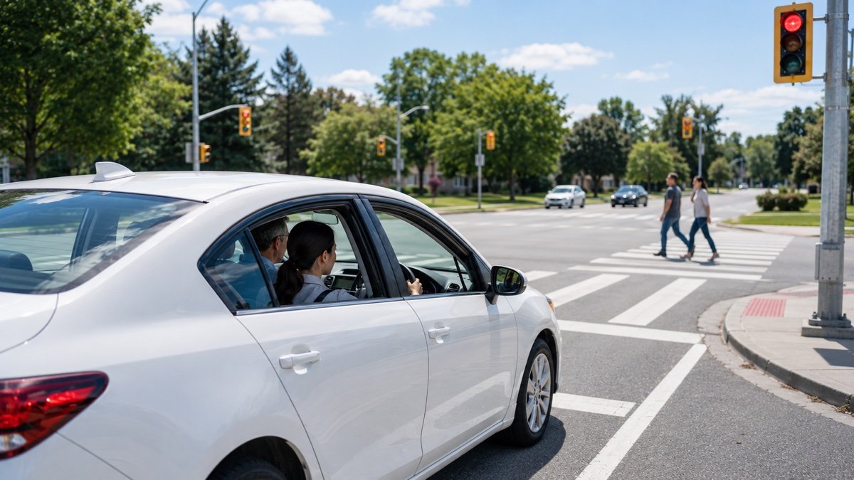 Right Turns on Red in Ontario: When to Stop, Yield and Wait