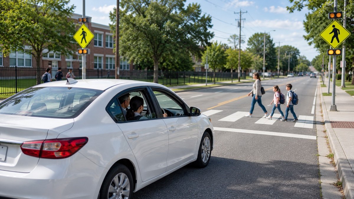 School Zones and Pedestrian Crossovers in Ontario: What New Drivers Should Watch For