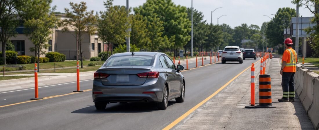 Construction Zone Driving in Scarborough: Lane Closures, Workers and Safer Merging