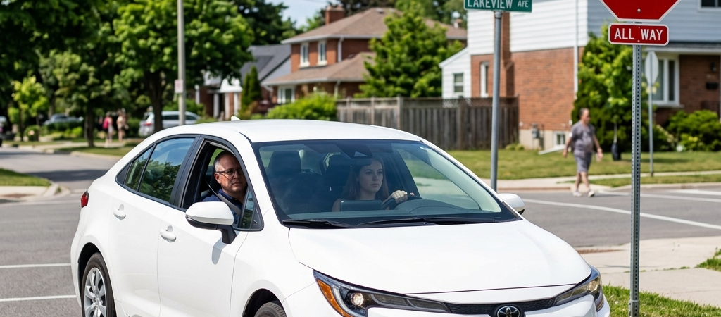 SparkOn Driving School vehicle - The 5 Most Common Mistakes on the G2 Road Test (And How to Avoid Them)