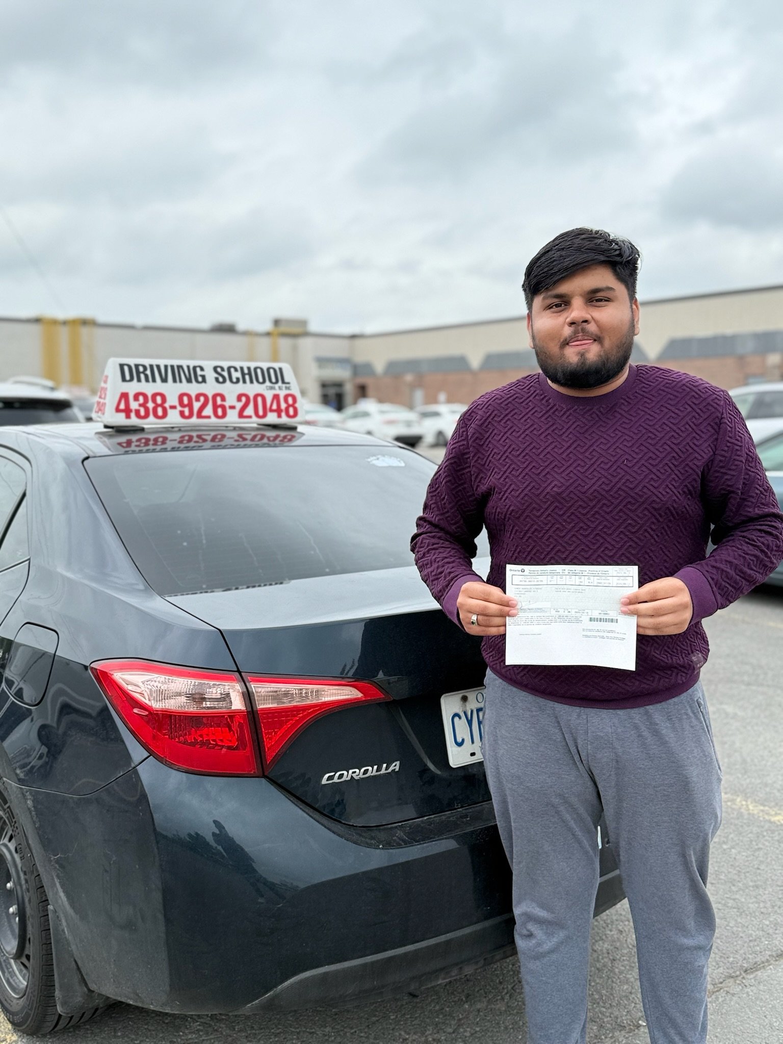 SparkOn driving student success photo