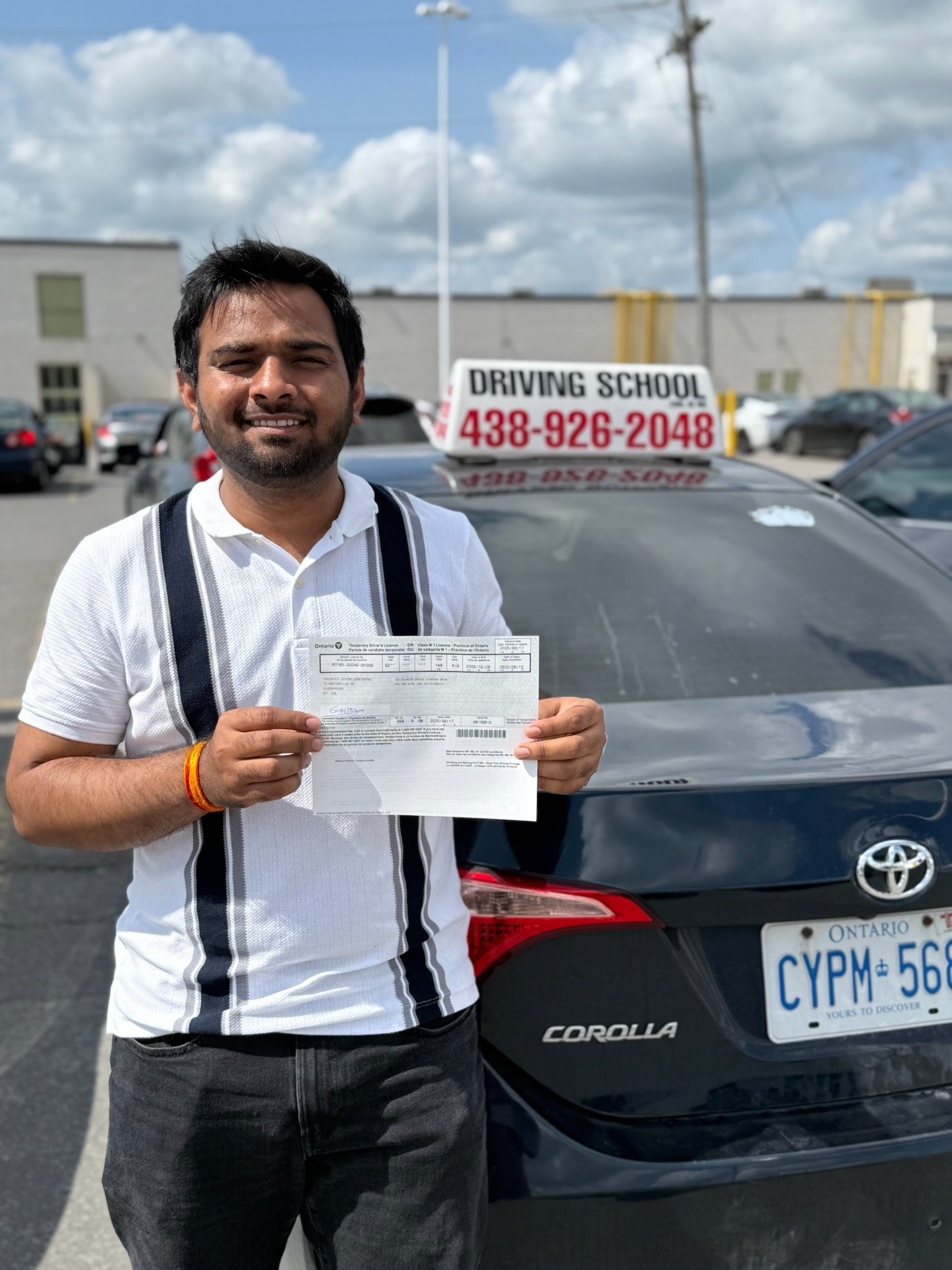 SparkOn driving student success photo