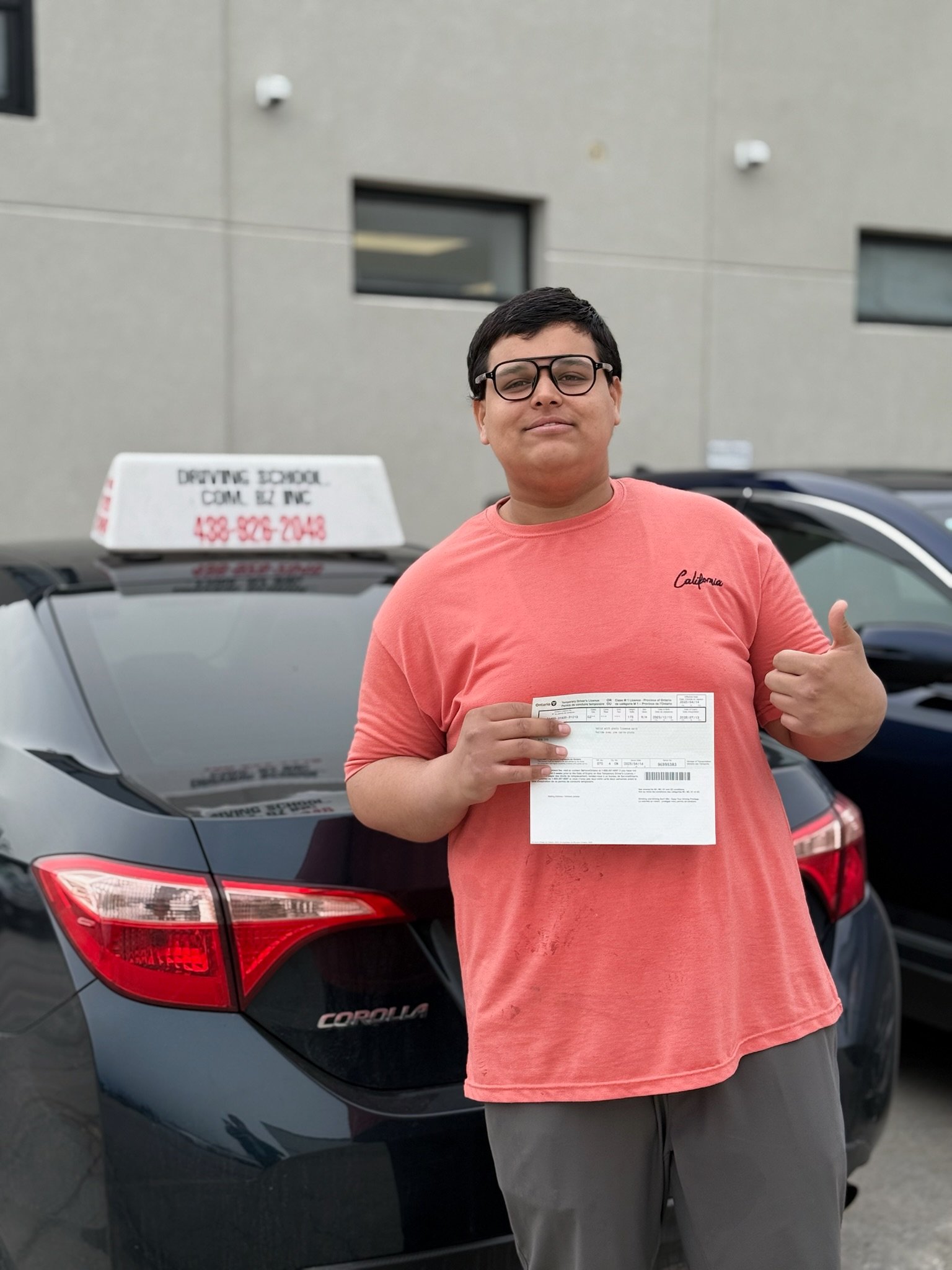 SparkOn driving student success photo