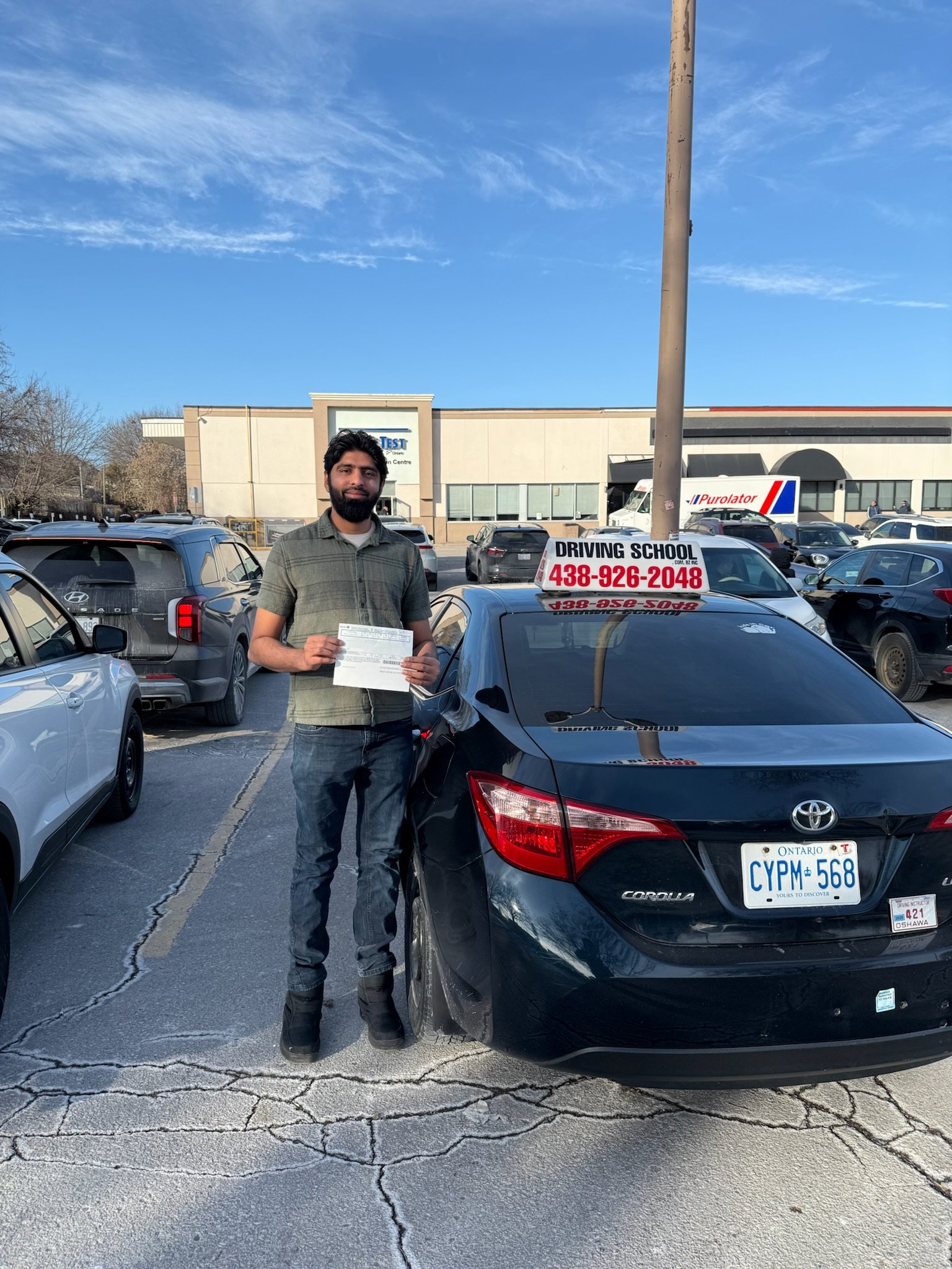 SparkOn driving student success photo