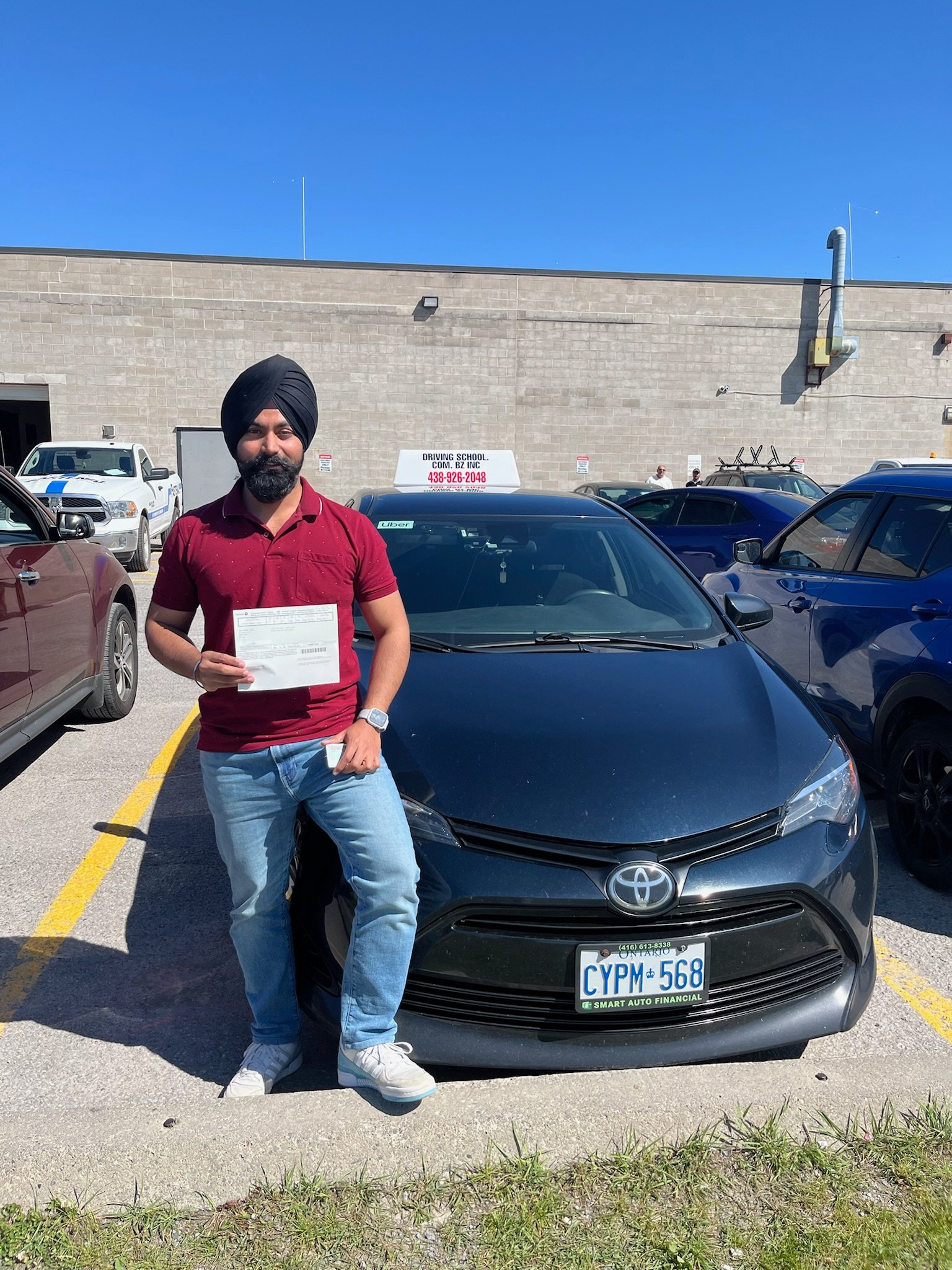 SparkOn driving student success photo